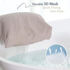 Luxury Bath Pillow for Bathtub, Soft & Comfortable Head Neck & Back Support - Image 5