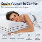 ROUMEA Pillows King Size Set of 2, Bed Pillows - Image 2