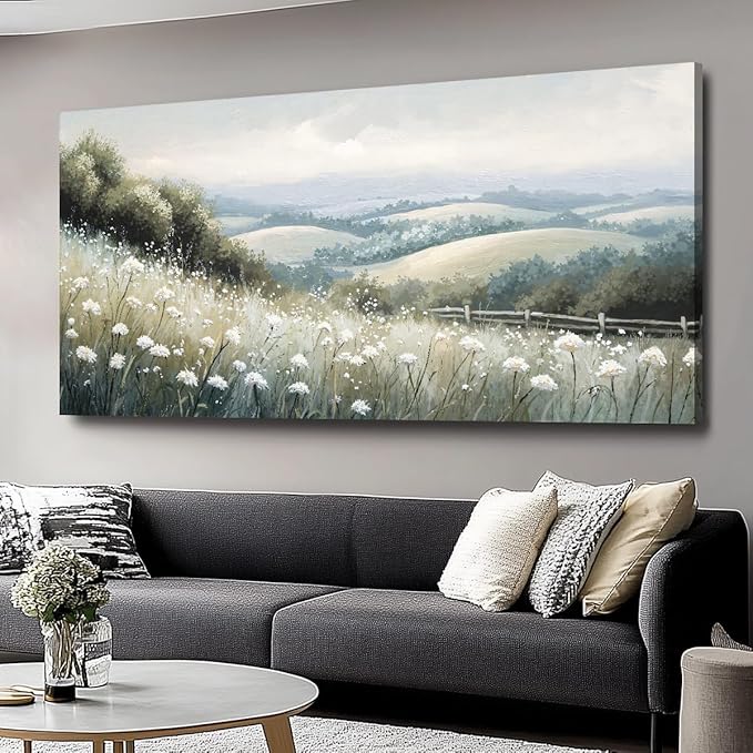 Sea of Flowers Canvas Wall Art by Unknown