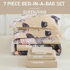 Yogeneg King Size Comforter Set 7 Piece Bed in a Bag, Soft Microfiber Comforter - Image 6