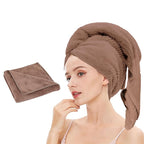 Microfiber Hair Towel Quick Dry Hair Towel Hair Drying Towels Suitable by LAOJBABA