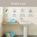 Modern Threads Natural Vine 6-Piece 100% Cotton Towel Set – Yarn Dyed Jacquard - Image 7