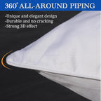 Pillow Protectors with Zipper Standard Size-100% Cotton Pillowcases - Image 5