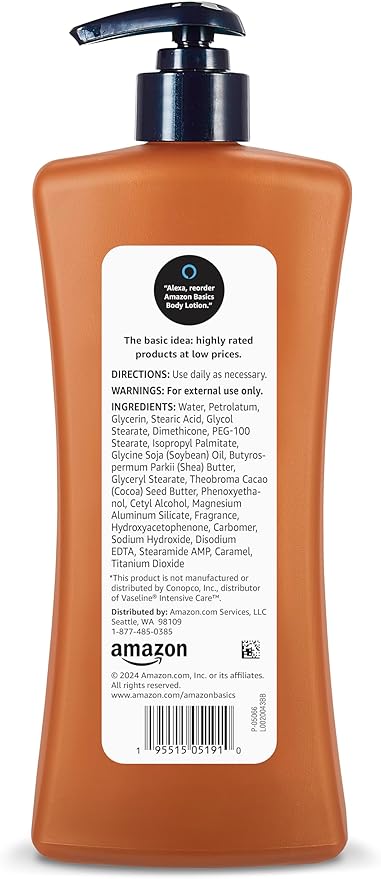 Amazon Basics Moisturizing Cocoa Butter Body Lotion - Image 2