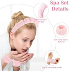 CUBACO Spa Headband and Wristband Set - Image 6