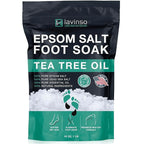 Tea Tree Oil Foot Soak with Epsom Salt by Lavinso