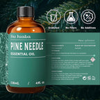 SU JUABA 4 Fl Oz Pine Needle Essential Oil, 100% Natural Aromatherapy Oil - Image 6