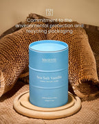 M&SENSE Sea Salt Vanilla Scented Candles Large Beach Candle, Natural Soy Summer - Image 7