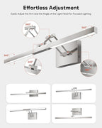 VONLUCE 24" LED Bathroom Vanity Light, 3CCT Modern LED Vanity Lights - Image 4
