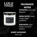 Lulu Candles | Lemon Biscotti | Luxury Scented Soy Jar Candle | Hand Poured in - Image 2