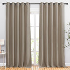 NICETOWN Blackout Taupe Curtains & Drapes 90 inches Long by NICETOWN