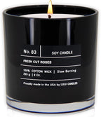 Lulu Candles | Fresh Cut Roses | Smells Floral & Musky | Luxury Scented Soy Jar by LULUCANDLES