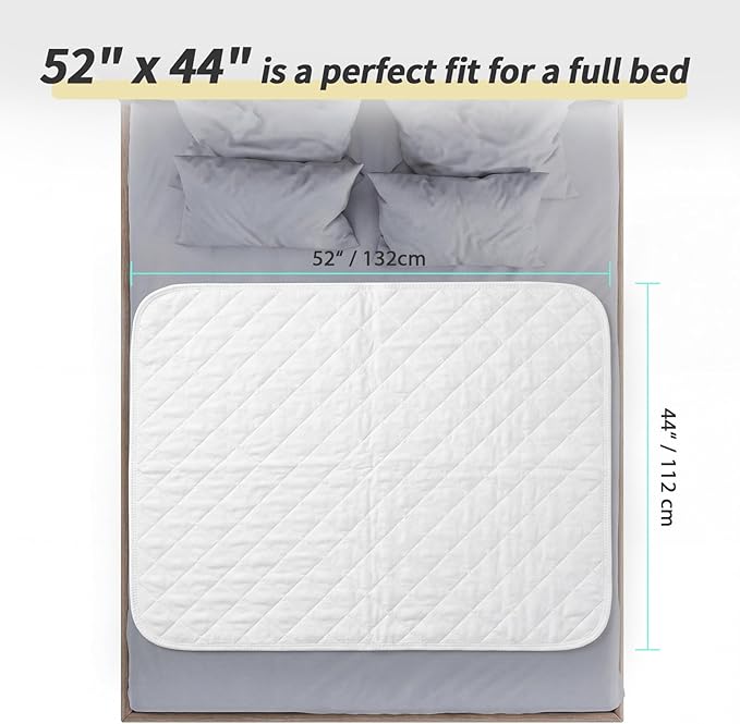 CoolShields Waterproof Bed Pads Incontinence Washable Reusable Bedwetting - Image 5