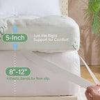 WhatsBedding 5 Inch Memory Foam Mattress Topper King Size - Image 3