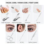 12 Set Manicure Set Bulk Mini Manicure Nail Clipper Kit 7 in 1 Stainless Steel - Image 5