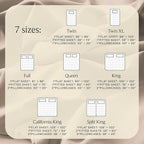 LuxClub 4 PC California King Sheet Set, Breathable Luxury Bed Sheets, Deep - Image 4