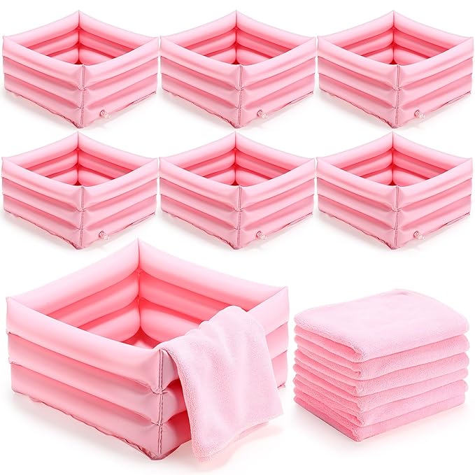 FillTouch 12 Pcs Foot Spa Kit for Girls Kids 12.5''x12.5''x8.3'' Foot Care Bath by FillTouch