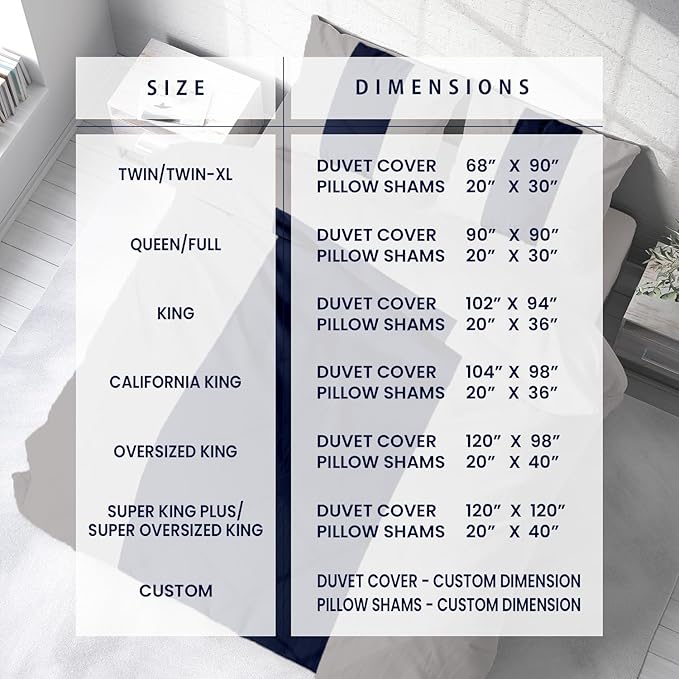Kotton Culture 120"x120" 1 Pc Super King Plus/Super Oversize King Duvet Cover - Image 4