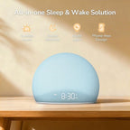 HOUSBAY Sunrise Alarm Clock, 20 Soothing Sleep Aids, Dimmable Display, - Image 2