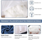 BATTOP Pregnancy Pillows for Sleeping, Body Maternity Pillow - Image 9