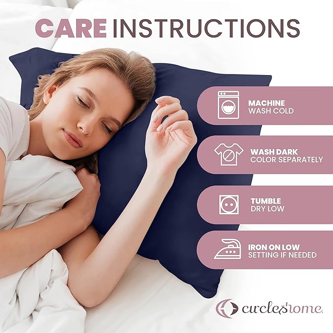 CirclesHome Pillow Covers with Zipper King Size - Image 8