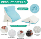 4PCS Wedge Pillow Set for After Surgery, Orthopedic Bed Wedge Pillow for Back - Image 3