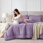 Sasttie King Size Comforter Set, 7 Pieces Bed in a Bag King, Complete Bedding - Image 8