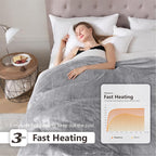 Wapaneus Heated Blanket Electric Queen Size 84"x90"-Dual Control - Image 3