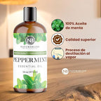 NaturoBliss Peppermint Essential Oil, 100% Pure and Natural Therapeutic Grade - Image 9