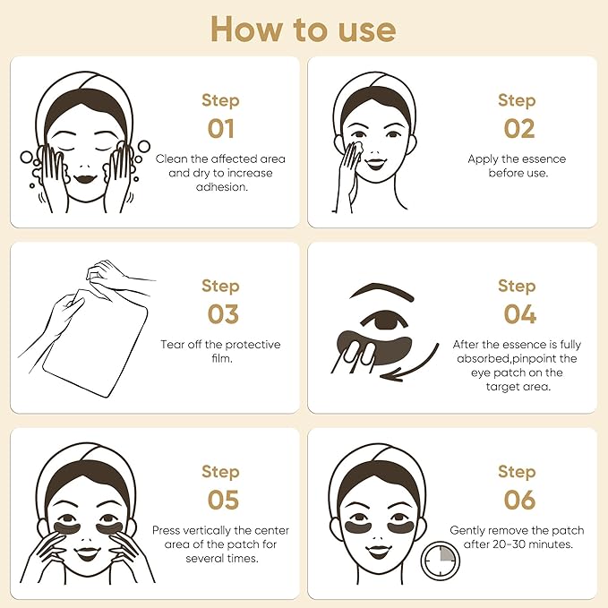 100Pcs/50Pairs Under Eye Patches Gold - Image 7