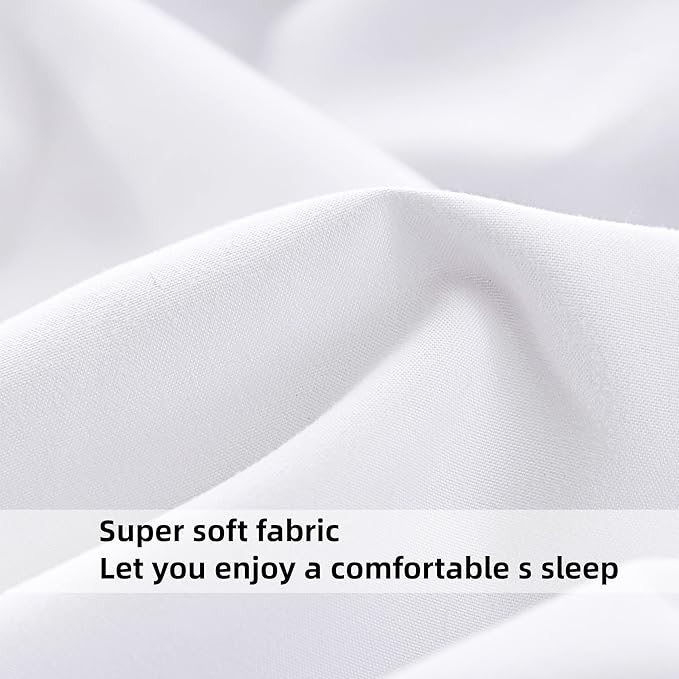HBHLFZ Twin XL Fitted Sheet Only, Soft Breathable Bottom Sheet - Image 4