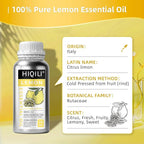 HIQILI Lemon Essential Oil for Cleaning, Degreasing & Household Use, Skin Care - Image 7