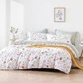 LEMIROE Botanical Cotton Comforter King Size 3Pcs by LEMIROEBEDDING