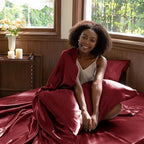 CozyLux Satin Sheets King Size Sheet Set - Image 5