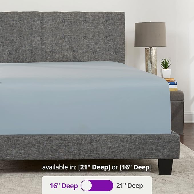 Kids Twin XL Fitted Sheet – REAL Extra Deep Pocket Twin XL Fitted Sheet Only – - Image 3