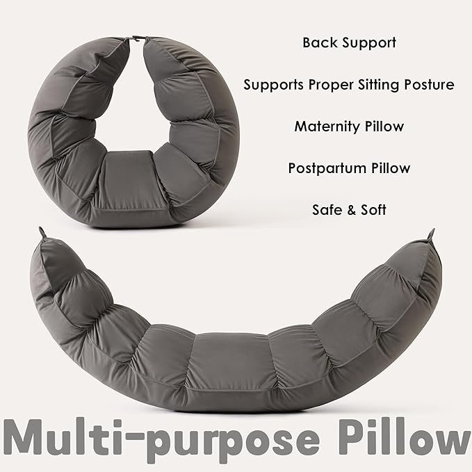 Peallow – Long Round Body Pillow - Image 7