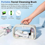 Electric Facial Cleaner with 6 Modes & 3 Light Effects, Rechargeable Waterproof - Image 8