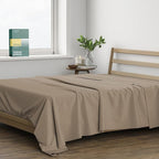 THREAD SPREAD 100% Organic Cotton Percale Flat Sheet Twin Size by THREADSPREAD