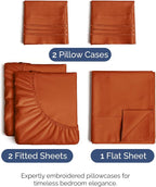 Split King Size 5 Piece Sheet Set - Image 2