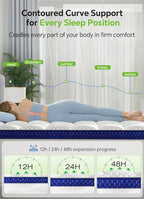 BEDELITE Twin Mattress Topper 3 Inch Thick Mattress Pad, Plush Pillow Top Bed - Image 5