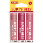 Burt’s Bees Tinted Lip Balm, Mothers Day Gifts, Value Pack Includes 3 Lip by BurtsBees