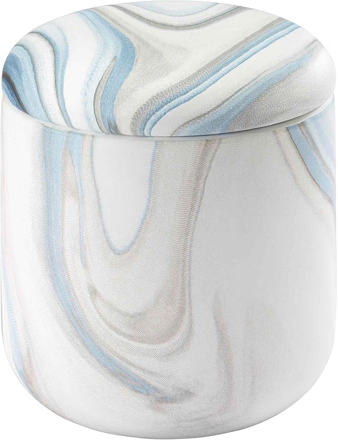 Avanti Linens - Covered Jar, Resin Countertop Accessories, Guest Bathroom by AvantiHomeSince1969