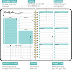Undated Weekly Planner, Weekly To Do List Notebook - Image 2