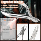 LePinko 4 Packs Upgraded Cuticle Trimmer kit, Sharp Dead Skin Clipper, - Image 3