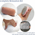 Bath Pillow for Tub Spa Gift Set for Women Luxury Bathtub Pillow for Neck & - Image 3