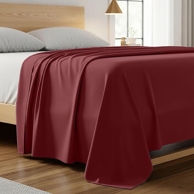 Mellanni Twin Size Flat Sheet by Mellanni