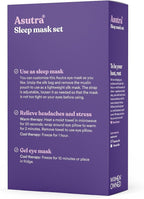 ASUTRA Silk Eye Pillow for Sleep, Champagne - Image 8