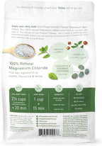Village Naturals Therapy Muscle Magnesium Bath Flakes, Eucalyptus, Mint & - Image 2