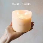 Champagne & Peony – Benevolence LA Large 3-Wick Scented Candle - Image 2