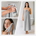 REDKISS Ultra Soft Bath Towels Set of 6 Large 35"x70" | 100% Microfiber - Image 7